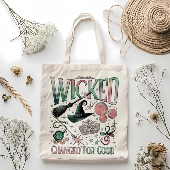 NIP! Wicked “Changed for Good” Canvas Tote Bag! - Picture 1 of 6